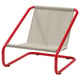 ÖNNESTAD Structure fauteuil, rouge