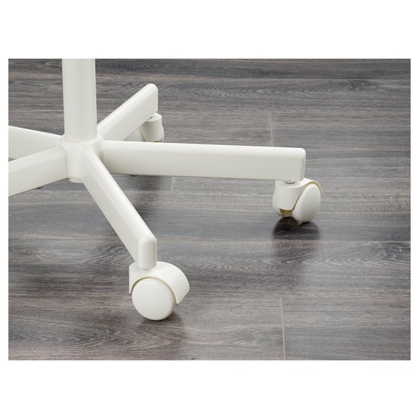 ÖRFJÄLL Chaise de bureau enfant, blanc/Vissle rose
