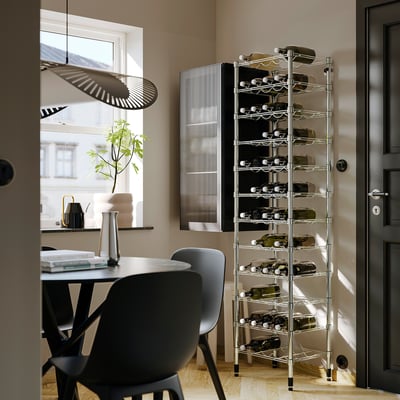 OMAR Range bouteilles, 46x36x181 cm