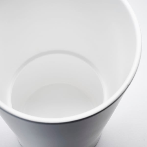 PAPAJA Cache-pot, blanc, 12x19 cm