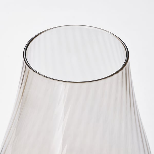 PÅSKÖTRÄD Vase, verre/brun clair, 20 cm