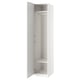 PAX / ÅHEIM Combinaison armoire, blanc/miroir, 50x60x236 cm
