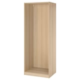 PAX Caisson d'armoire, effet chêne blanchi, 75x58x201 cm