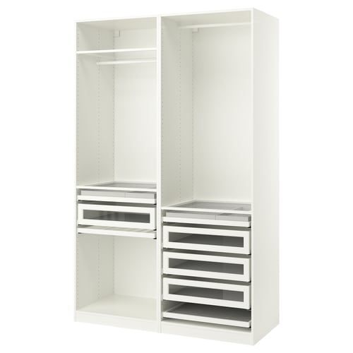 PAX Combinaison armoire, blanc, 150x58x236 cm