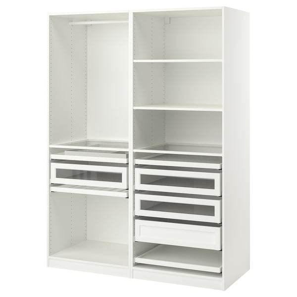 PAX Combinaison armoire, blanc, 150x58x201 cm
