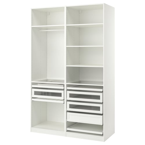 PAX Combinaison armoire, blanc, 150x58x236 cm