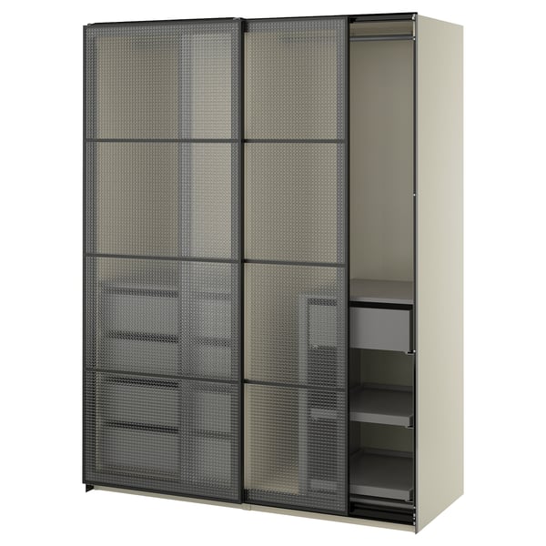 PAX / LUNDBRÄSMA Armoire pte coul