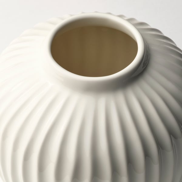 PELARBJÖRK Vase, blanc, 14 cm