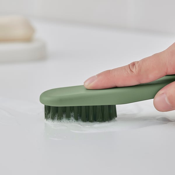 PEPPRIG Brosse à récurer, lot de 2, vert