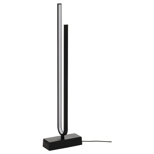 PILSKOTT Lampadaire à LED, connecté noir