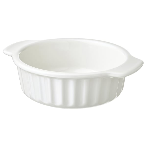 POETISK Plat à four, blanc cassé, 23x19 cm