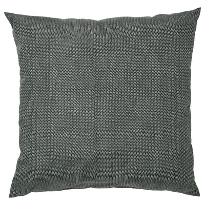 PROFETBLOMMA Coussin, anthracite, 50x50 cm
