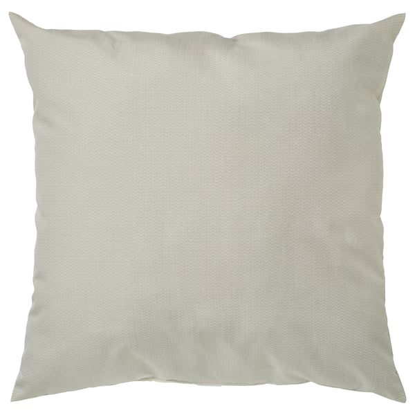 PROFETBLOMMA Coussin, beige clair, 50x50 cm