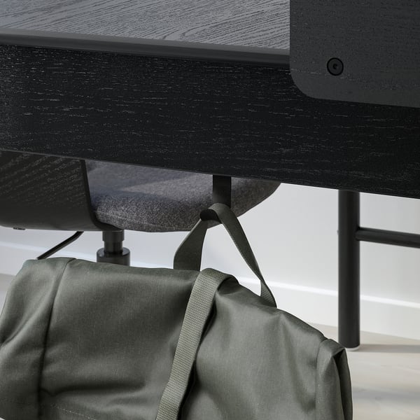 RIDSPÖ Bureau, anthracite, 140x70 cm