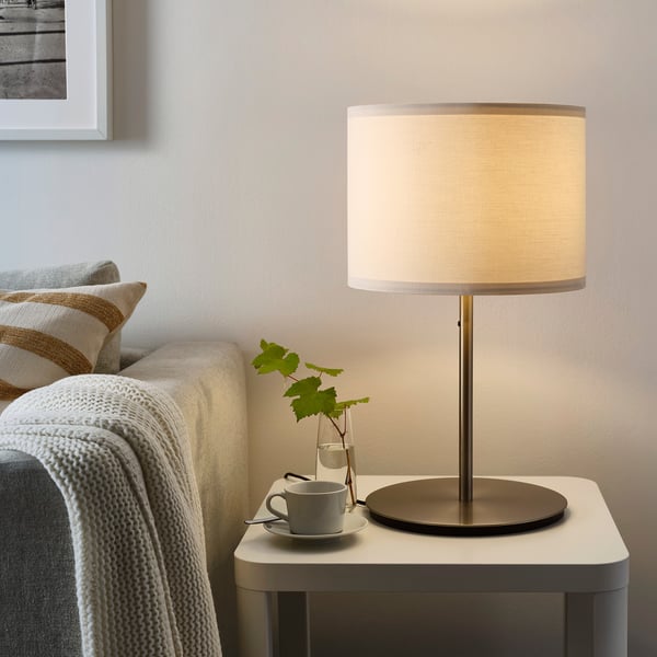 RINGSTA Abat-jour, blanc, 33 cm