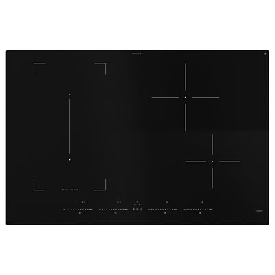 ROGESTAD Plaque de cuisson à induction, IKEA 500 noir, 78 cm