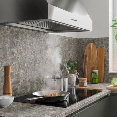 ROGESTAD Plaque de cuisson à induction, IKEA 500 noir, 78 cm