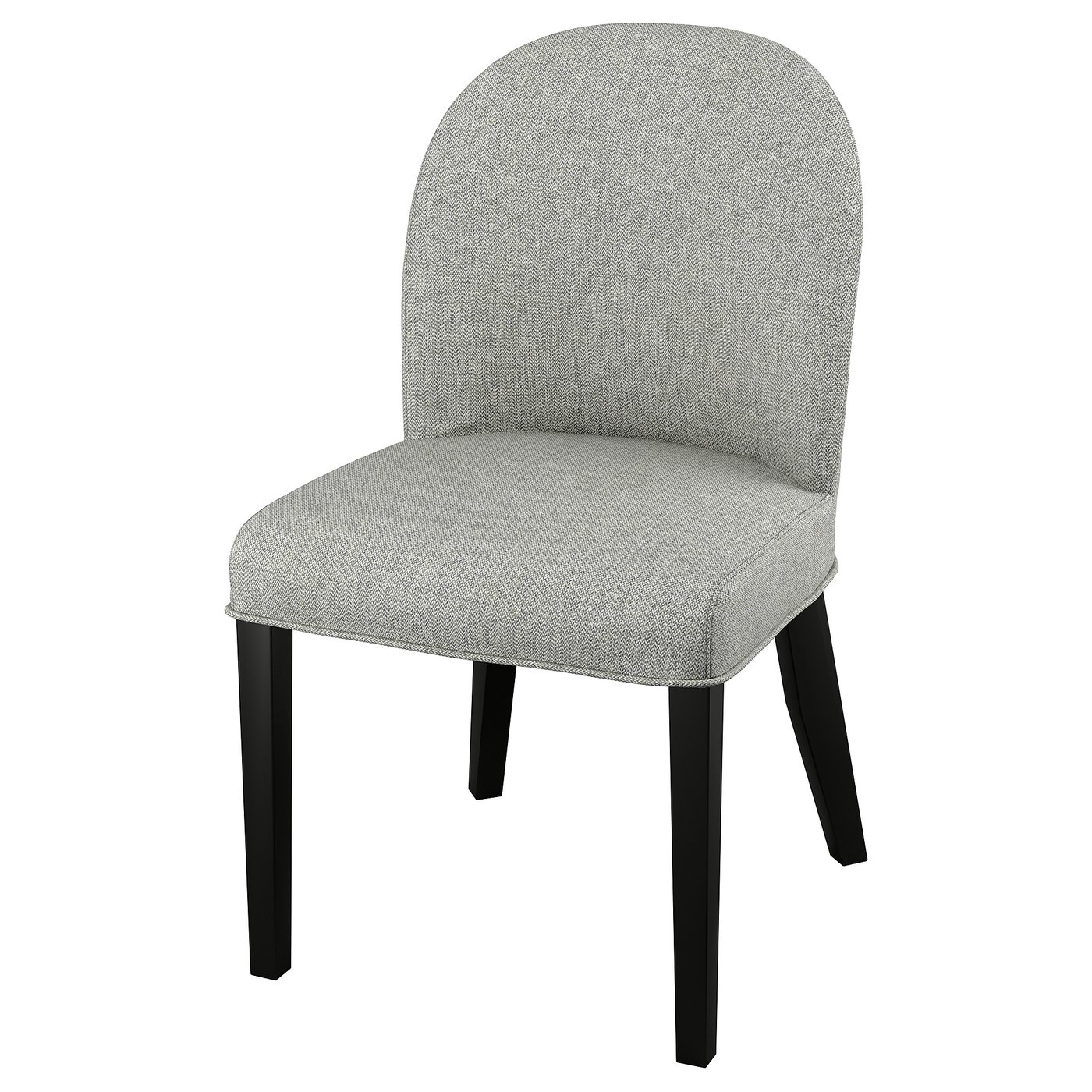 ROSENTORP Chaise, Tibbleby beige-gris/noir