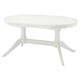 ROSENTORP Table extensible, blanc, 160/215x110 cm
