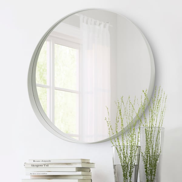 ROTSUND Miroir, blanc, 80 cm