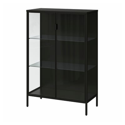 RUDSTA Vitrine, anthracite, 80x37x120 cm