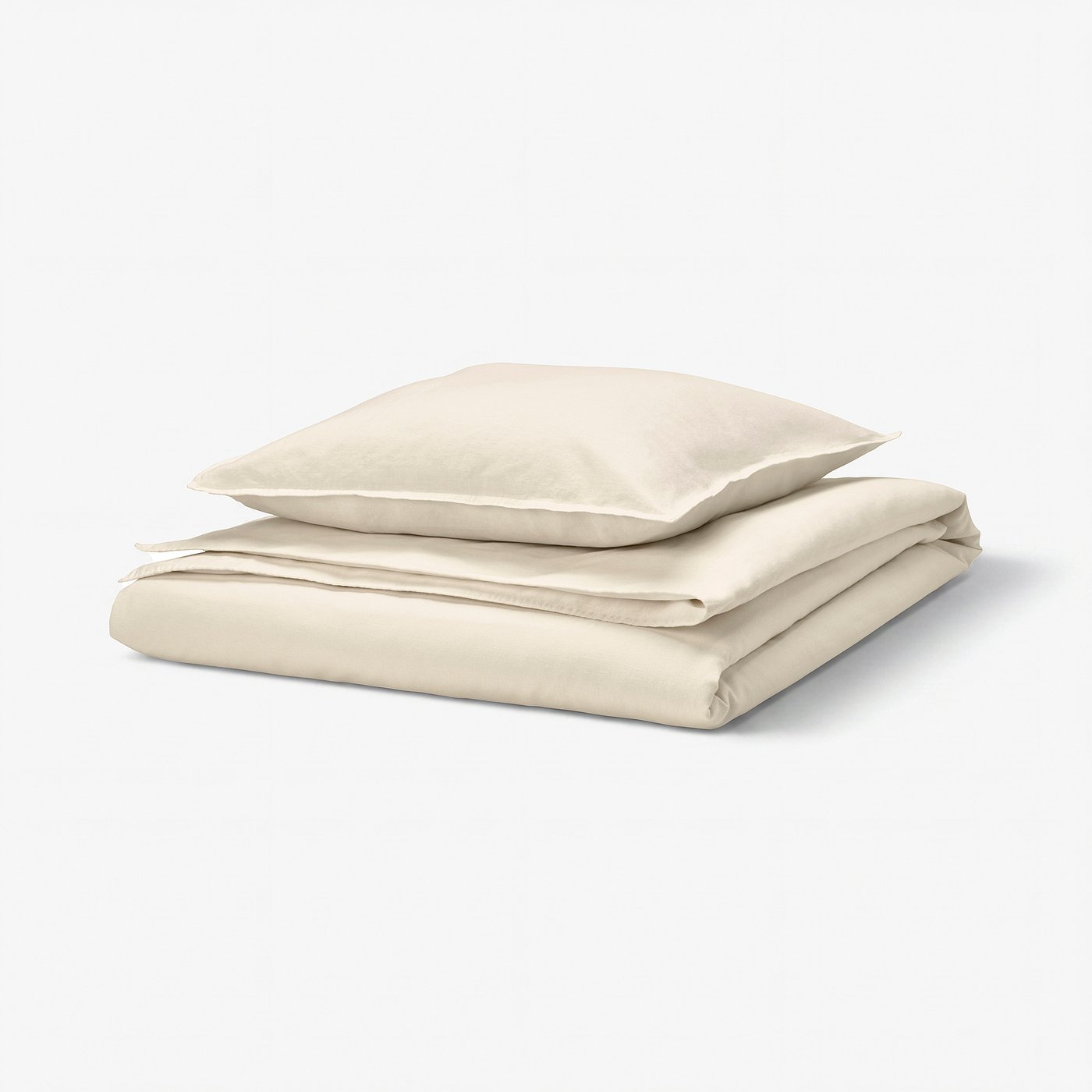 RUNDHAGTORN Housse de couette et 1 taie, beige, 150x200/50x60 cm