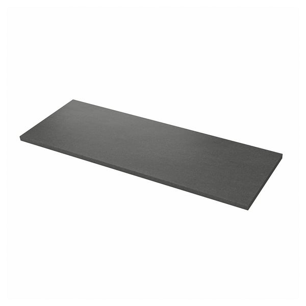 SÄLJAN Plan de travail sur mesure, gris foncé motif pierre/stratifié, 45.1-63.5x3.8 cm