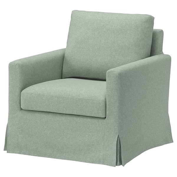 SALTSJÖBADEN Fauteuil à bascule et pivotant, Gunnared vert clair