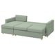 SALTSJÖBADEN Housse convertible 3 pl+méridienne, Gunnared vert clair