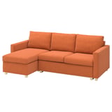 SALTSJÖBADEN Housse convertible 3 pl+méridienne, Tonerud brun-rouge
