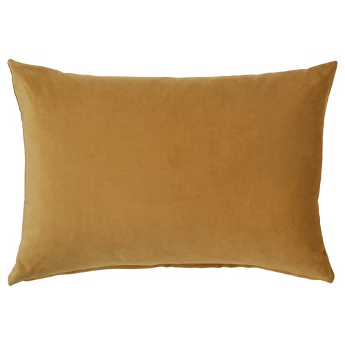 SANELA Housse de coussin, brun jaune, 40x58 cm