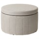 SIDSJÖ Pouf, avec rangement/Kilanda beige