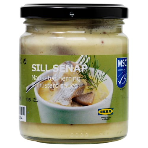 SILL SENAP Hareng sauce moutarde, 250 g