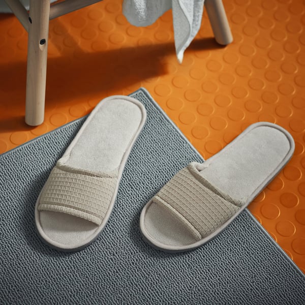 SKOVELSJÖN Mules, beige, L/XL