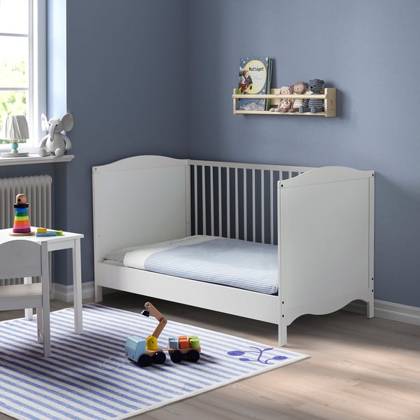 SMÅGÖRA Lit bébé, blanc, 70x140 cm