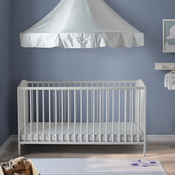 SMÅGÖRA Lit bébé, blanc, 70x140 cm