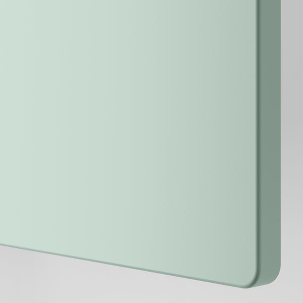 SMÅSTAD / PLATSA Commode 3 tiroirs, blanc/vert clair, 60x57x63 cm