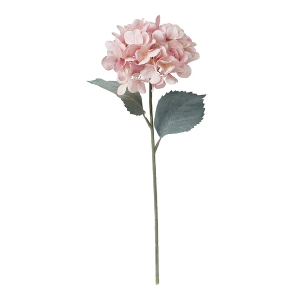 SMYCKA Fleur artificielle, intérieur/extérieur hydrangea/rose clair, 60 cm