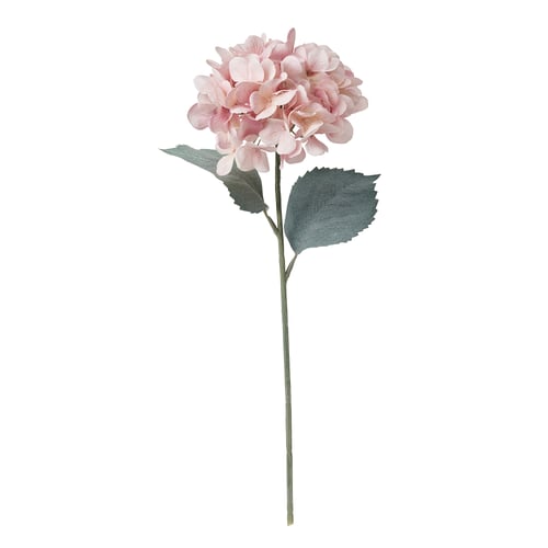 SMYCKA Fleur artificielle, intérieur/extérieur hydrangea/rose clair, 60 cm