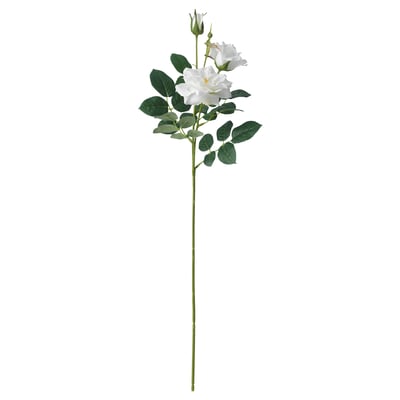 SMYCKA Fleur artificielle, intérieur/extérieur/rose blanc, 65 cm