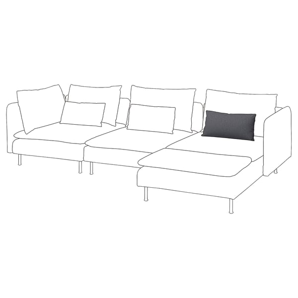 SÖDERHAMN Coussin assise à recouvrir, pour remplacement, S