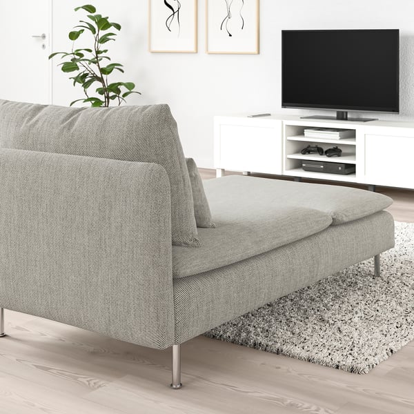 SÖDERHAMN Méridienne, Viarp beige/brun