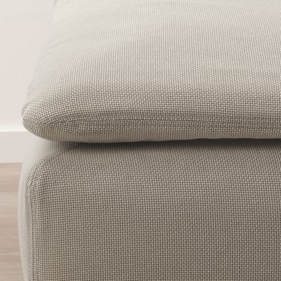SÖDERHAMN Repose-pieds, Fridtuna beige clair