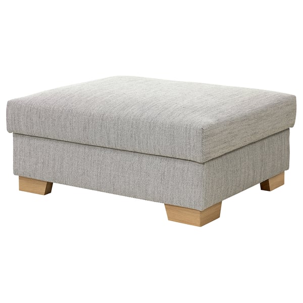 SÖRVALLEN Repose-pieds av rangement, Viarp beige/brun