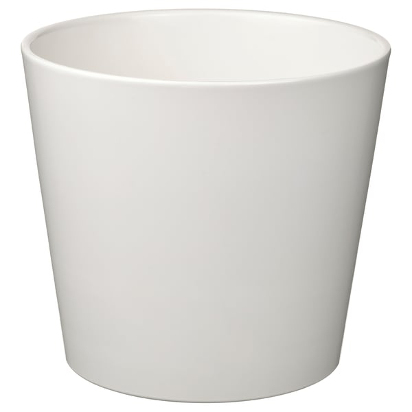 SOJABÖNA Cache-pot, blanc, 24 cm