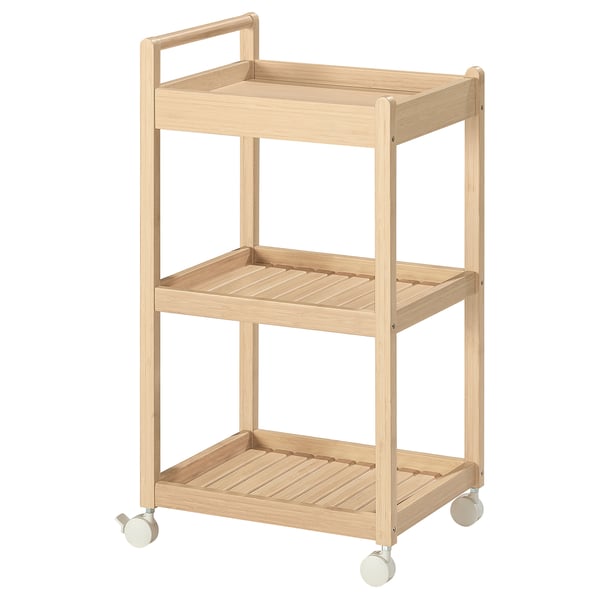 STEGESUND Desserte, bambou clair, 42x33x76 cm