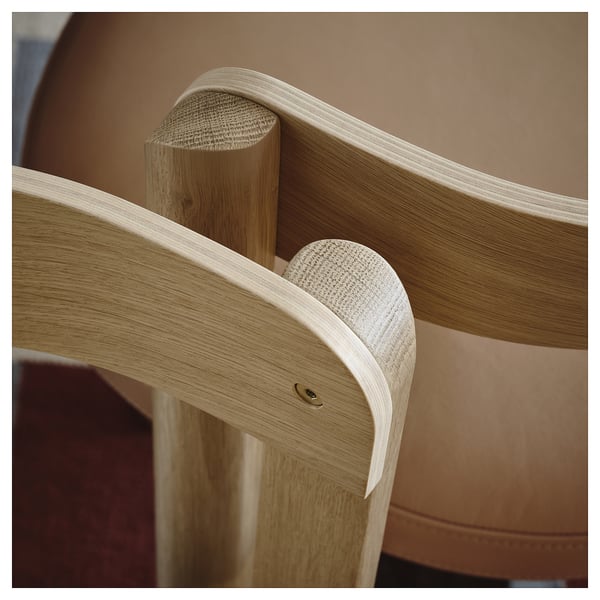 STOCKHOLM 2025 Chaise, chêne/cuir