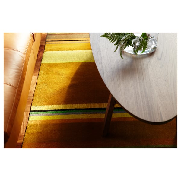 STOCKHOLM Table basse, plaqué noyer, 180x59 cm