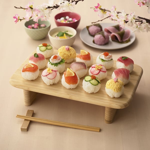 STOLTHET Planche à découper, bambou, 35x22 cm