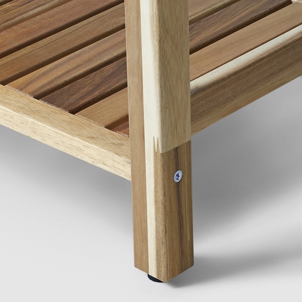 STOREDAMM Étagère, acacia, 60x71 cm